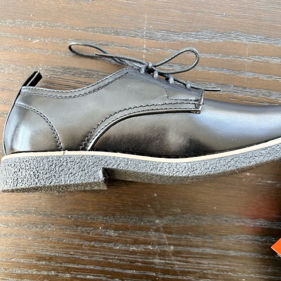 Deer Stags Boys Black Zander Lace up Dress Shoes NWT - Picture 11 of 11